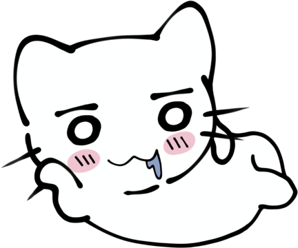 A cute dripping kitten graphic